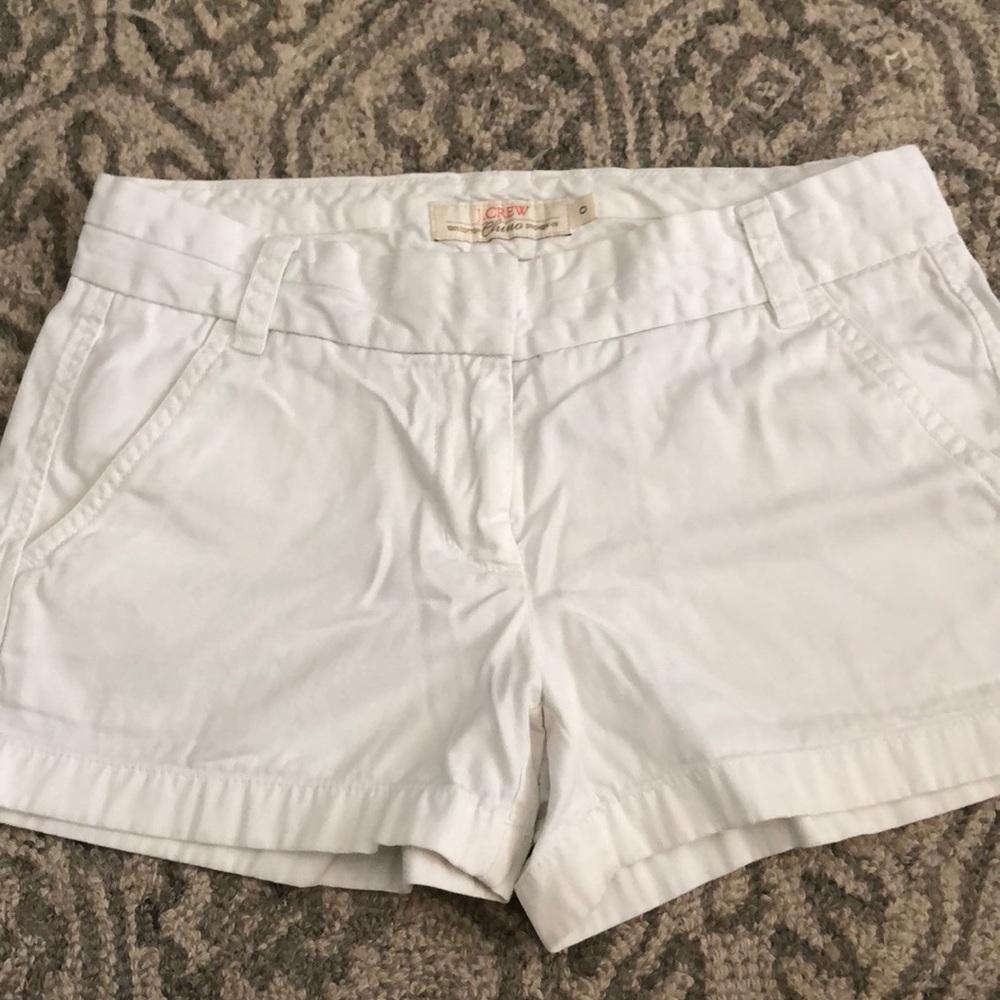 Women’s J.Crew white shorts size 0